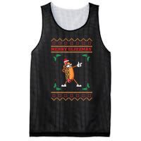 Merry Glizzmas Hot Ugly Christmas  Mesh Reversible Basketball Jersey Tank