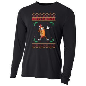 Merry Glizzmas Hot Ugly Christmas  Cooling Performance Long Sleeve Crew