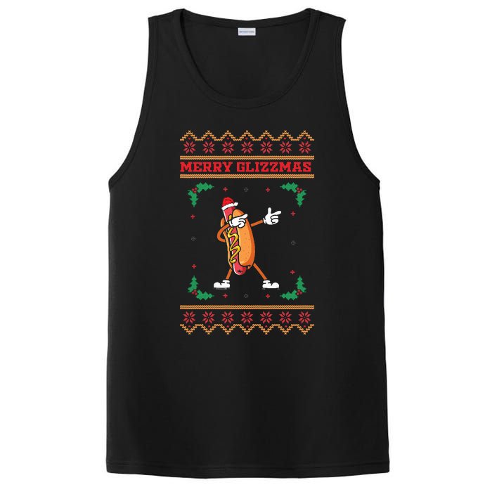 Merry Glizzmas Hot Ugly Christmas  PosiCharge Competitor Tank