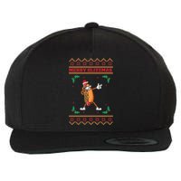 Merry Glizzmas Hot Ugly Christmas  Wool Snapback Cap