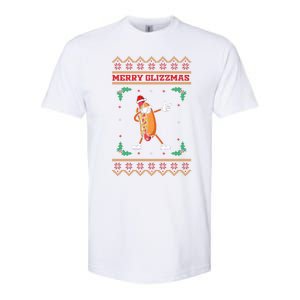 Merry Glizzmas Hot Ugly Christmas  Softstyle CVC T-Shirt