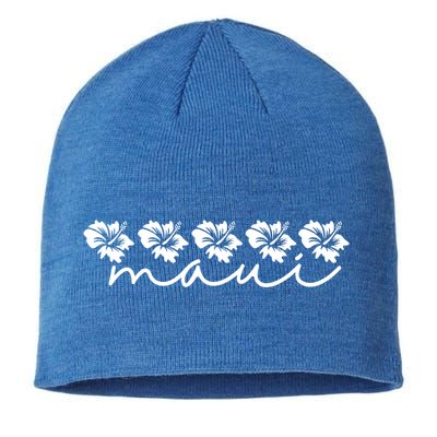 Maui Gift Hawaii Gift Family Vacation Hibiscus Sustainable Beanie