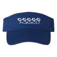 Maui Gift Hawaii Gift Family Vacation Hibiscus Valucap Bio-Washed Visor