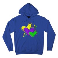 Mardi Gras Hearts Hoodie