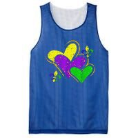 Mardi Gras Hearts Mesh Reversible Basketball Jersey Tank