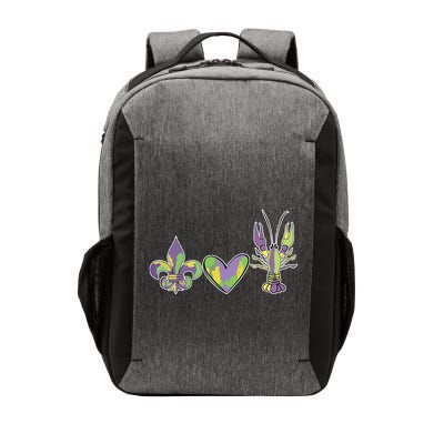 Mardi Gras Heart Crawfish Celebration Vector Backpack