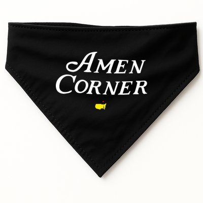 Masters Green Heather Amen Corner USA-Made Doggie Bandana