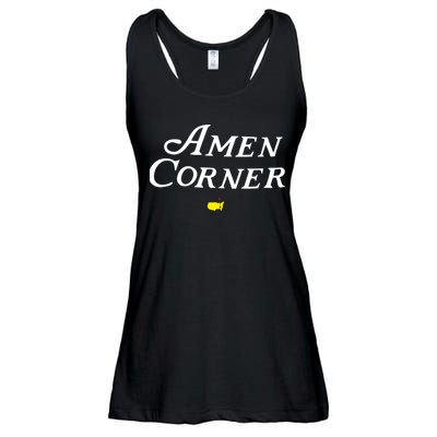 Masters Green Heather Amen Corner Ladies Essential Flowy Tank