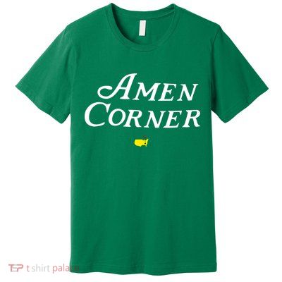 Masters Green Heather Amen Corner Premium T-Shirt