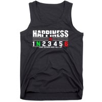 Motorcycle Gifts Happiness Is One Down And All Up Tank Top