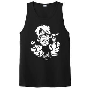 Monkey Graffiti Hip Hop Rap Music Ape Graphic PosiCharge Competitor Tank