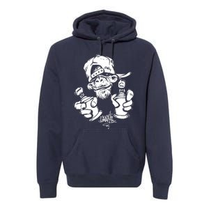 Monkey Graffiti Hip Hop Rap Music Ape Graphic Premium Hoodie