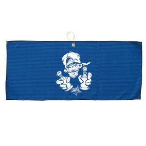 Monkey Graffiti Hip Hop Rap Music Ape Graphic Large Microfiber Waffle Golf Towel