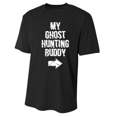 My Ghost Hunting Buddy Ghost Hunt Right Arrow Performance Sprint T-Shirt