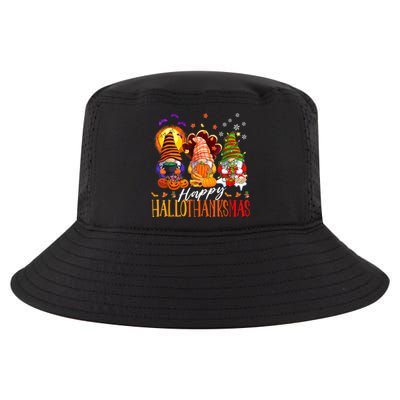 My Gnomies Happy Hallothanksmas Cute Gnomes Family Garden Cool Comfort Performance Bucket Hat