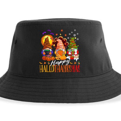 My Gnomies Happy Hallothanksmas Cute Gnomes Family Garden Sustainable Bucket Hat