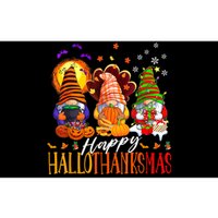 My Gnomies Happy Hallothanksmas Cute Gnomes Family Garden Bumper Sticker