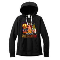 My Gnomies Happy Hallothanksmas Cute Gnomes Family Garden Women's Fleece Hoodie