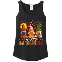 My Gnomies Happy Hallothanksmas Cute Gnomes Family Garden Ladies Essential Tank