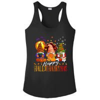 My Gnomies Happy Hallothanksmas Cute Gnomes Family Garden Ladies PosiCharge Competitor Racerback Tank