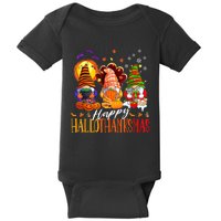 My Gnomies Happy Hallothanksmas Cute Gnomes Family Garden Baby Bodysuit