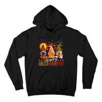 My Gnomies Happy Hallothanksmas Cute Gnomes Family Garden Tall Hoodie