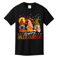 My Gnomies Happy Hallothanksmas Cute Gnomes Family Garden Kids T-Shirt