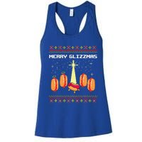 Merry Glizzmas Hot Ugly Christmas  Women's Racerback Tank