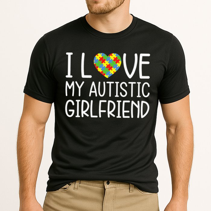 My Girlfriend Has Autism I Love My Autistic Girlfriend Cooling Performance Crew T-Shirt