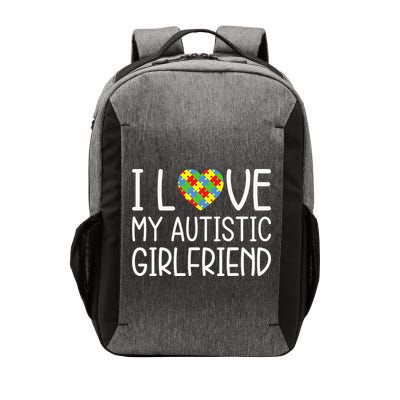 My Girlfriend Has Autism I Love My Autistic Girlfriend Vector Backpack