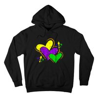 Mardi Gras Hearts Cute Outfit Women Girl Hoodie