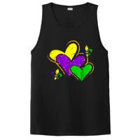 Mardi Gras Hearts Cute Outfit Women Girl PosiCharge Competitor Tank