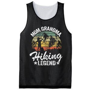 Mom Grandma Hiking Legend Outdoor Retro Hiker Women Hiking Mesh Reversible Basketball Jersey Tank