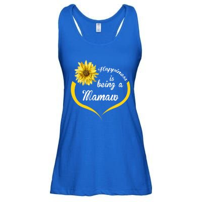 Mamaw Gift: Happiness Is Being A Mamaw Funny Gift Ladies Essential Flowy Tank