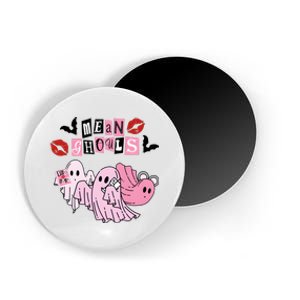 Mean Ghouls Halloween Ghost Cute Pink Funny Magnet