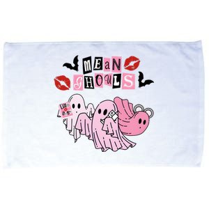 Mean Ghouls Halloween Ghost Cute Pink Funny Microfiber Hand Towel