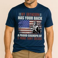 My Grandson Has Your Back, Proud Grandpa Of A Army Soldier Performance Shirt