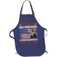 My Grandson Has Your Back, Proud Grandpa Of A Army Soldier Apron