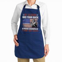 My Grandson Has Your Back, Proud Grandpa Of A Army Soldier Apron