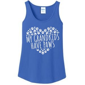 My Grand Have Paws Dog Grandparents Gift Ladies Essential Tank