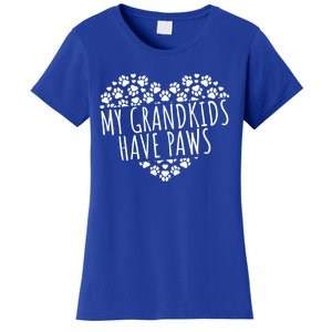 My Grand Have Paws Dog Grandparents Gift Women's T-Shirt