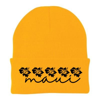 Maui Gift Hawaii Gift Family Vacation Hibiscus Knit Cap Winter Beanie