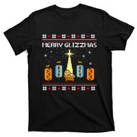 Merry Glizzmas Hot Ugly Christmas T-Shirt