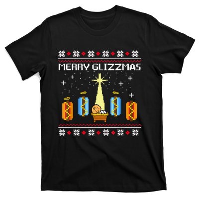 Merry Glizzmas Hot Ugly Christmas T-Shirt