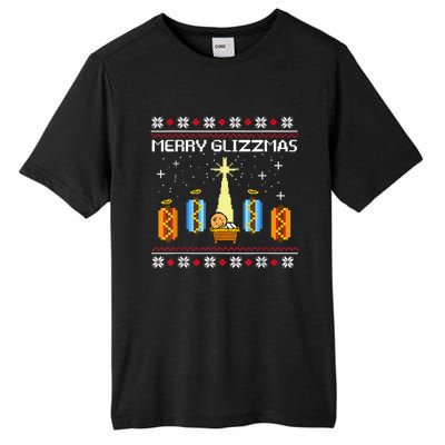 Merry Glizzmas Hot Ugly Christmas Tall Fusion ChromaSoft Performance T-Shirt