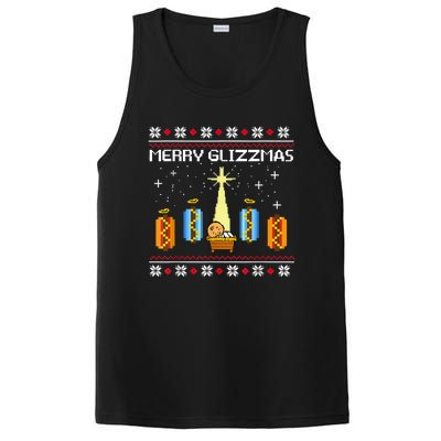 Merry Glizzmas Hot Ugly Christmas PosiCharge Competitor Tank