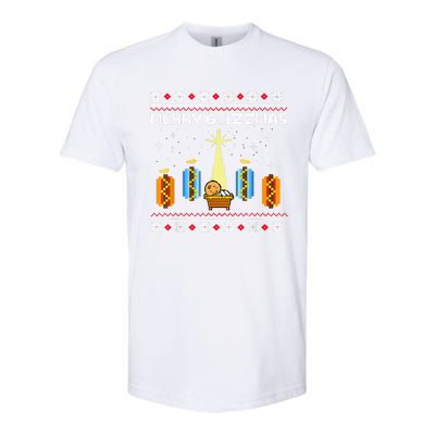 Merry Glizzmas Hot Ugly Christmas Softstyle CVC T-Shirt