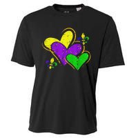 Mardi Gras Hearts Cute Outfit Cooling Performance Crew T-Shirt