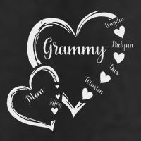 Mom Grammy Heart MotherS Day Grandma 7 Panel Mesh Trucker Snapback Hat