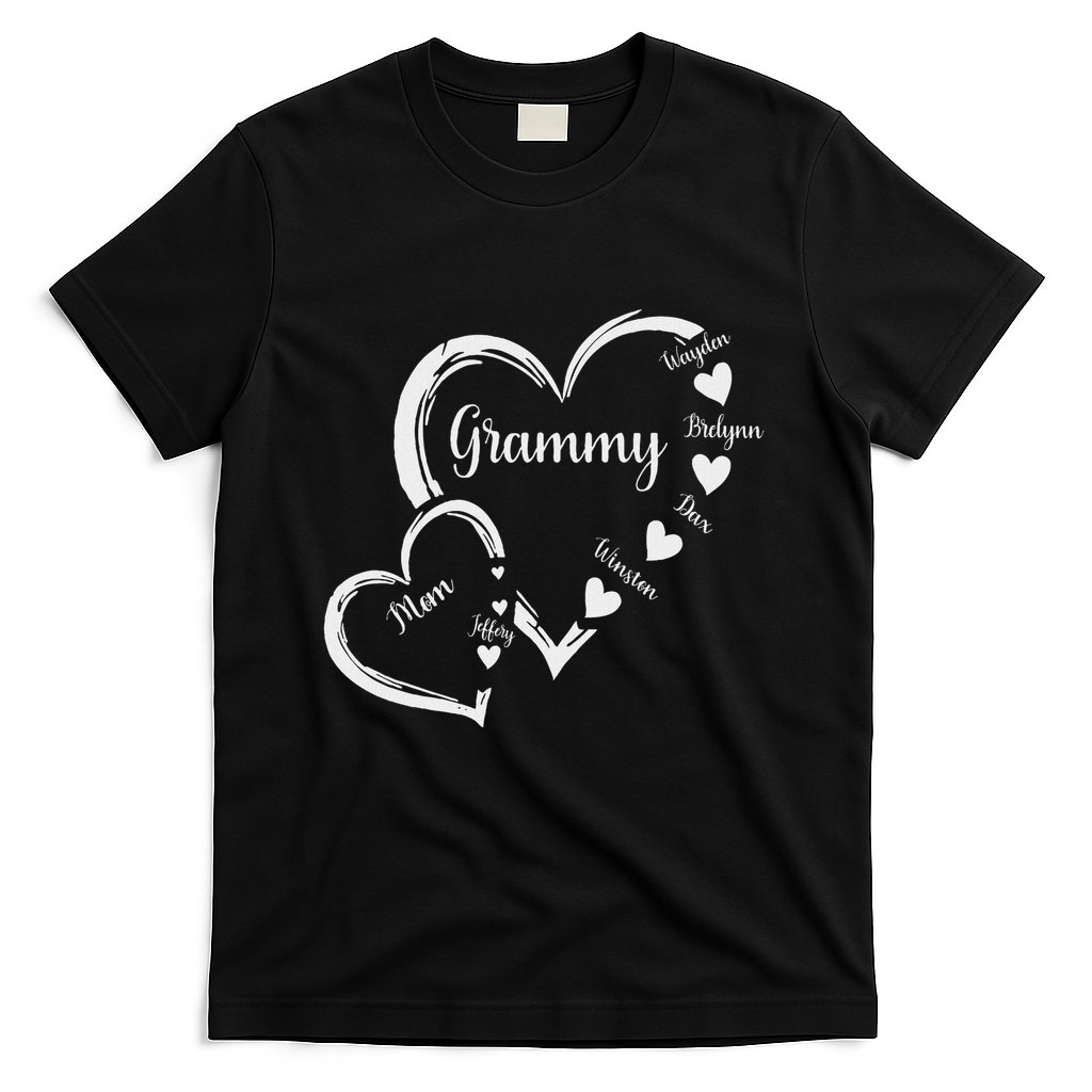 Mom Grammy Heart MotherS Day Grandma T-Shirt